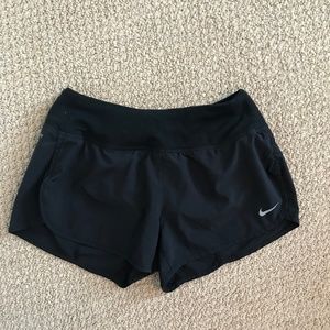 Womens Black Nike Running Shorts